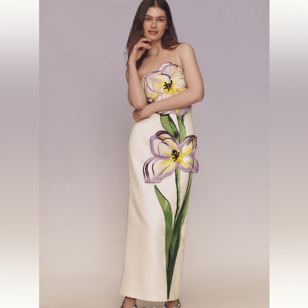 Leo Lin Rayne Floral Maxi Dress - Picture 2 of 7